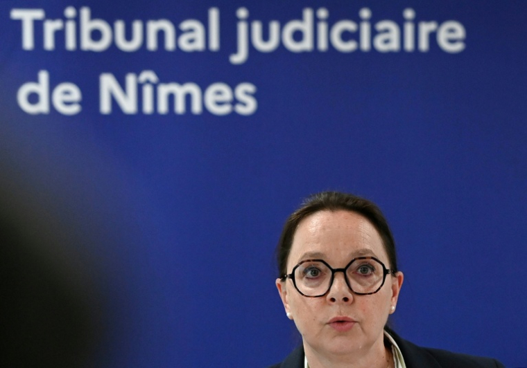 La procureure de Nîmes, Cécile Gensac, le 2 mai 2025 à Nîmes ( AFP / Sylvain THOMAS  )