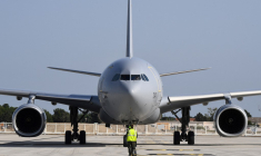 Un Airbus A330MRTT, en octobre 2018 (illustration) ( AFP / BORIS HORVAT )
