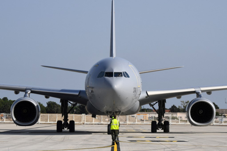Un Airbus A330MRTT, en octobre 2018 (illustration) ( AFP / BORIS HORVAT )