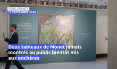 Deux tableaux de Monet jamais montrés en public aux enchères à Paris