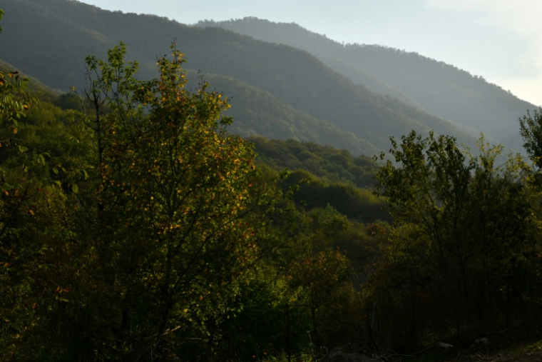 La réserve naturelle de Shikahogh, près du village de Srashen, le 22 octobre 2026 en Arménie ( AFP / STRINGER )