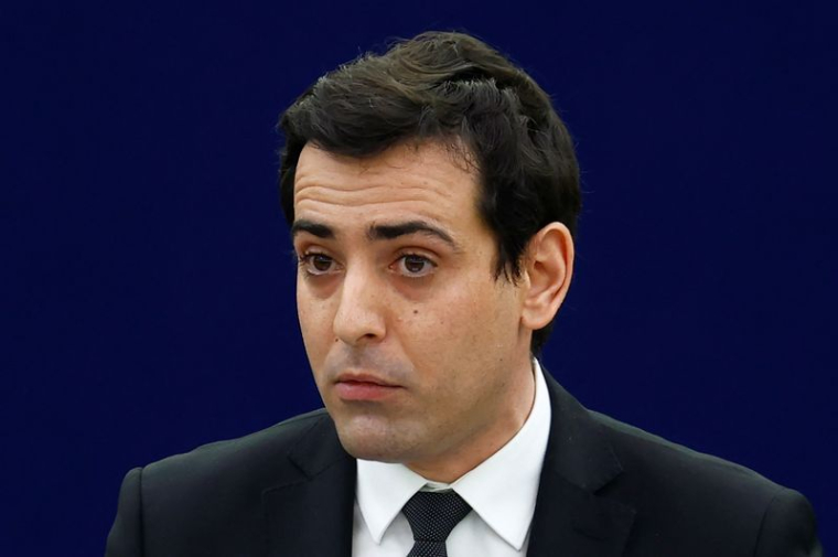 Stéphane Séjourné au Parlement de l'UE à Strasbourg