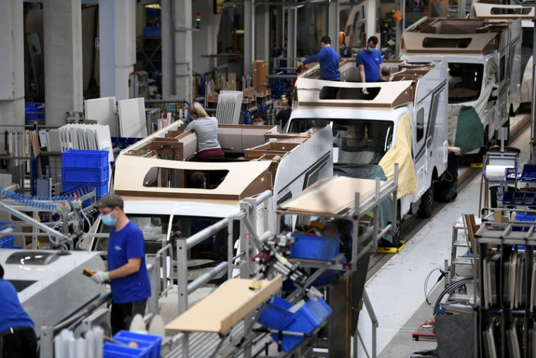 ZONE EURO: RECUL DE LA PRODUCTION INDUSTRIELLE EN FÉVRIER