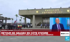 REPLAY - Laurent Gbagbo arrivé à Abidjan après dix ans d'absence
