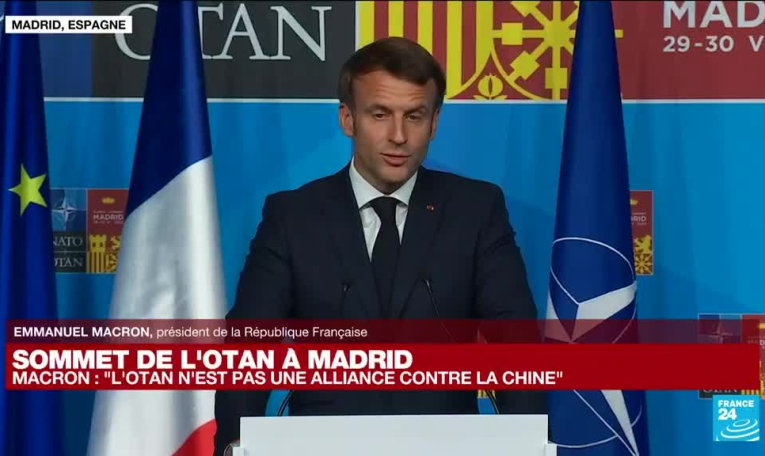 REPLAY - Emmanuel Macron au sommet de l'Otan à Madrid