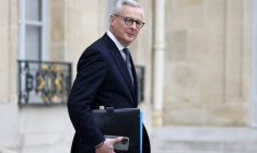 Bruno Le Maire à Paris, le 21 février 2024. ( AFP / LUDOVIC MARIN )