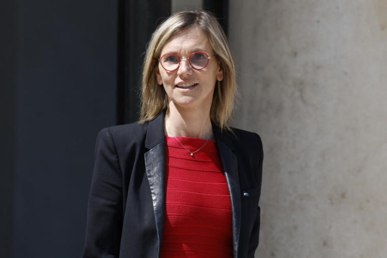 Agnès Pannier-Runacher à Paris, le 2 juillet 2025. ( AFP / LUDOVIC MARIN )