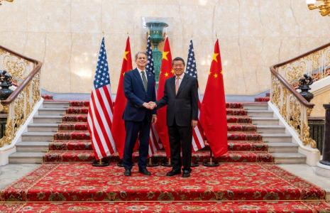 Rencontre du secrétaire américain au Trésor et du vice-premier ministre chinois à Londres
