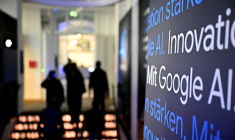 Inauguration d’un centre d’IA de Google à Berlin, le 5 mars 2026 ( AFP / Tobias SCHWARZ )