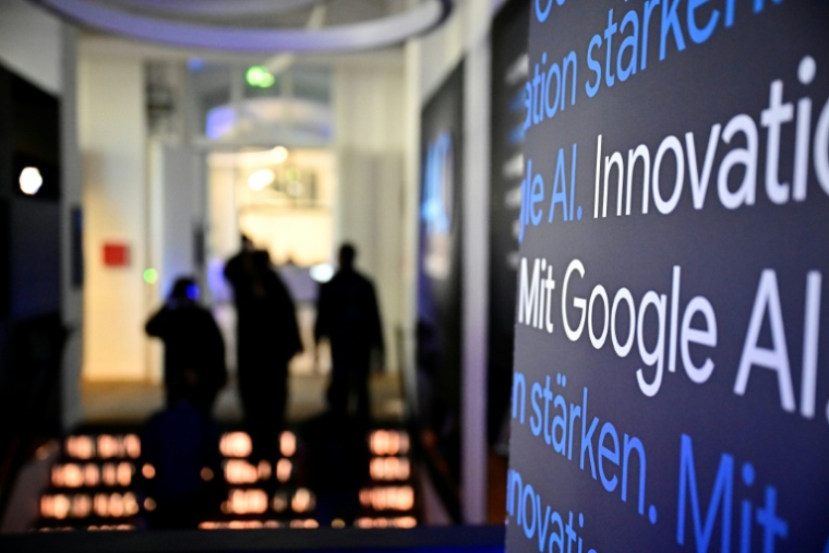 Inauguration d’un centre d’IA de Google à Berlin, le 5 mars 2026 ( AFP / Tobias SCHWARZ )