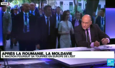 Emmanuel Macron réaffirme le soutien de la France à la Moldavie, pays tiraillé entre est et ouest