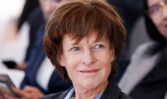 Patricia Barbizet, présidente de l'Afep,à Marseille le 8 mai 2024. ( POOL / Ludovic MARIN )