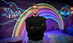 Le youtubeur français Samuel Zirah alias Sam Zirah, le 19 mai 2026 ( AFP / JULIEN DE ROSA )