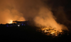 INCENDIES EN FRANCE ET EN ESPAGNE, CANICULE EN EUROPE