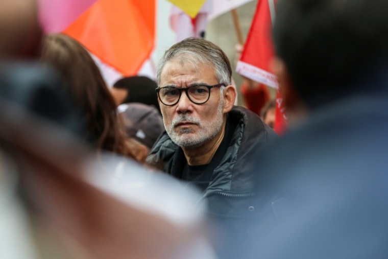 Le premier secrétaire du Parti socialiste Olivier Faure, lors de la manifestation à Orléans contre le Rassemblement national, le 24 octobre 2026 ( AFP / ROMAIN PERROCHEAU )