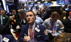 Des traders à la Bourse de New York