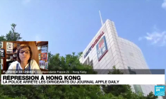 Répression à Hong Kong : la police arrête les dirigeants du journal Apple Daily