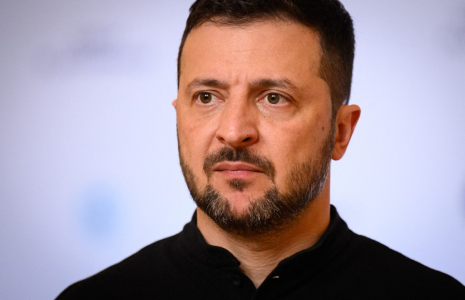 Volodymyr Zelensky, le 11 septembre 2024, à Kiev ( POOL / LEON NEAL )