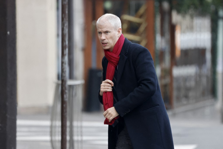 Franck Riester à Paris, le 22 janvier 2023. ( AFP / LUDOVIC MARIN )