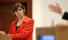 La ministre française des affaires étrangères, Catherine Colonna, en visite à Bakou