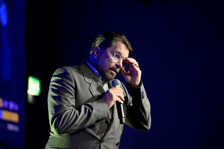 Le leader d'extrême droite suédois Jimmie Åkesson, à Stockholm, le 13 septembre 2026   ( TT News Agency / Pontus LUNDAHL )