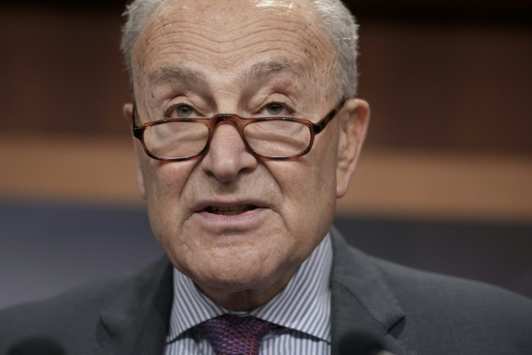 Le chef de la minorité démocrate au Sénat, Chuck Schumer, le 30 juillet 2025 à Washington ( AFP / Oliver Contreras )