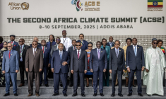 Des chefs d'État africains à Addis Abeba, en Éthiopie, le 8 septembre 2025. ( AFP / LUIS TATO )