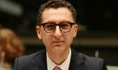 Maxime Saada à Paris, le 29 février 2024. ( AFP / DIMITAR DILKOFF )