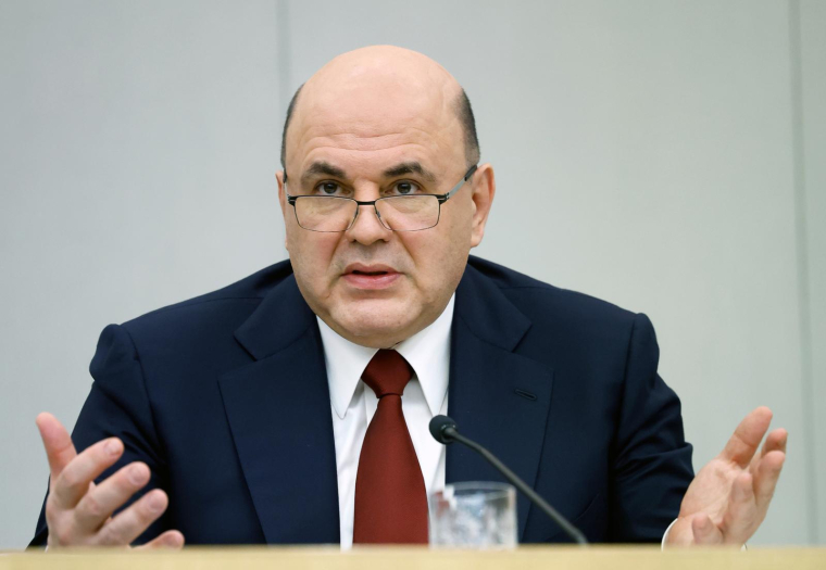 Le Premier ministre russe Mikhail Mishustin, à Moscou, en mars 2023 ( SPUTNIK / Dmitry ASTAKHOV )