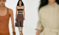 La collection femme de Hermès, à Paris, le 3 octobre 2026 ( AFP / LOU BENOIST )