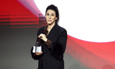 Sue Nabi à New York, aux États-Unis, le 19 octobre 2023. ( GETTY IMAGES NORTH AMERICA / JAMIE MCCARTHY )