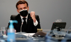 FRANCE/USA: ENTRETIEN TÉLÉPHONIQUE ENTRE MACRON ET HARRIS