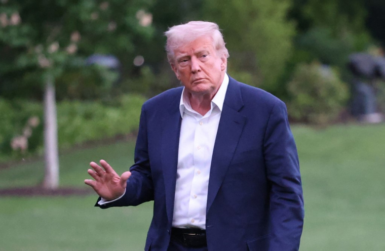 Donald Trump à Washington, aux États-Unis, le 4 mai 2025. ( AFP / ALEX WROBLEWSKI )