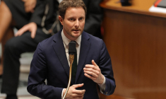 Le ministre des Transports Clément Beaune le 11 octobre 2022 à Paris. ( AFP / THOMAS SAMSON )