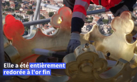 A Marseille, la Bonne Mère retrouve l'éclat de sa couronne