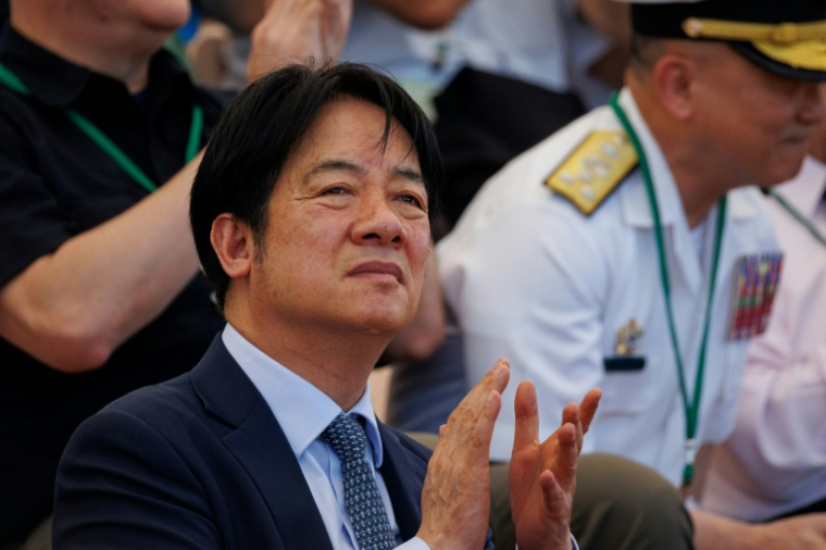 Le président taïwanais Lai Ching-te à Kaohsiung, à l'ouest de l'île, le 8 juin 2025 ( AFP / Yu Chen CHENG )