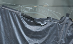 Une vue générale des anciens bureaux de l'USAID à Washington