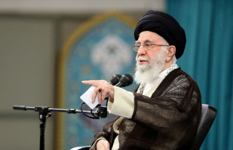 Photo d'archives du guide suprême iranien, l'ayatollah Ali Khamenei à Téhéran, en Iran