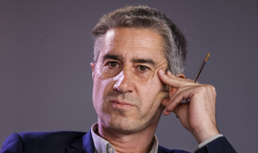 François Ruffin à Brétigny-sur-Orge, le 13 septembre 2025. ( AFP / IAN LANGSDON )
