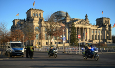 Une cyberattaque remet en question la sécurité des communications au Bundestag, chambre basse du parlement allemand ( AFP / RALF HIRSCHBERGER )