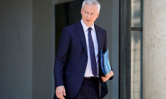 Le ministre français de l'Economie, des Finances, de l'Industrie et de la Sécurité numérique Bruno Le Maire