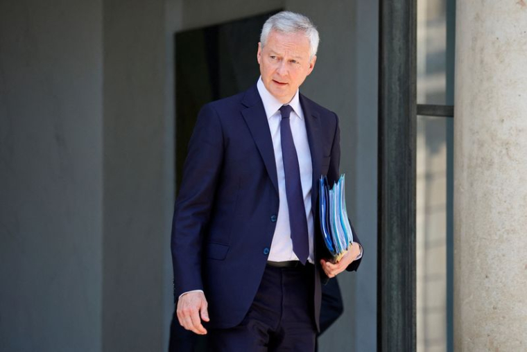 Le ministre français de l'Economie, des Finances, de l'Industrie et de la Sécurité numérique Bruno Le Maire