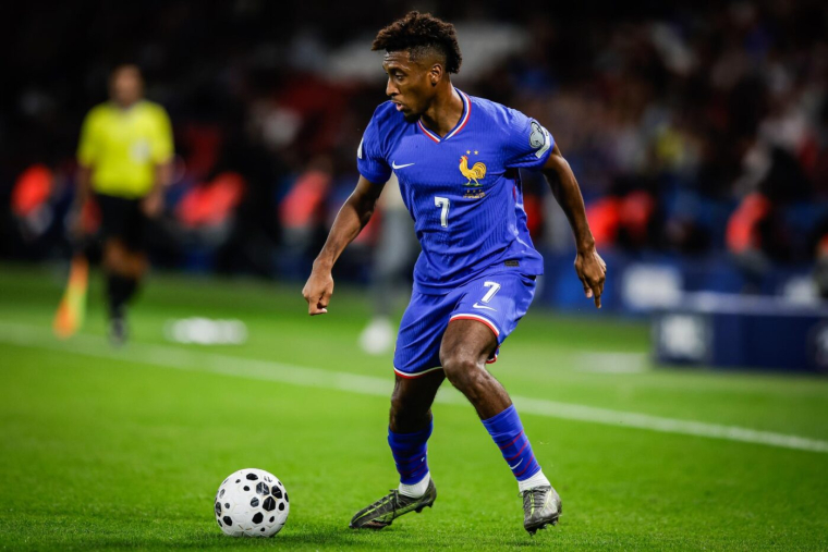 Kingsley Coman n'a jamais joué un match en intégralité avec les Bleus