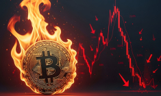 Après avoir atteint un sommet historique, le bitcoin a entamé une glissade qui s'est accélérée en janvier (crédit : Adobe Stock, image générée par IA)