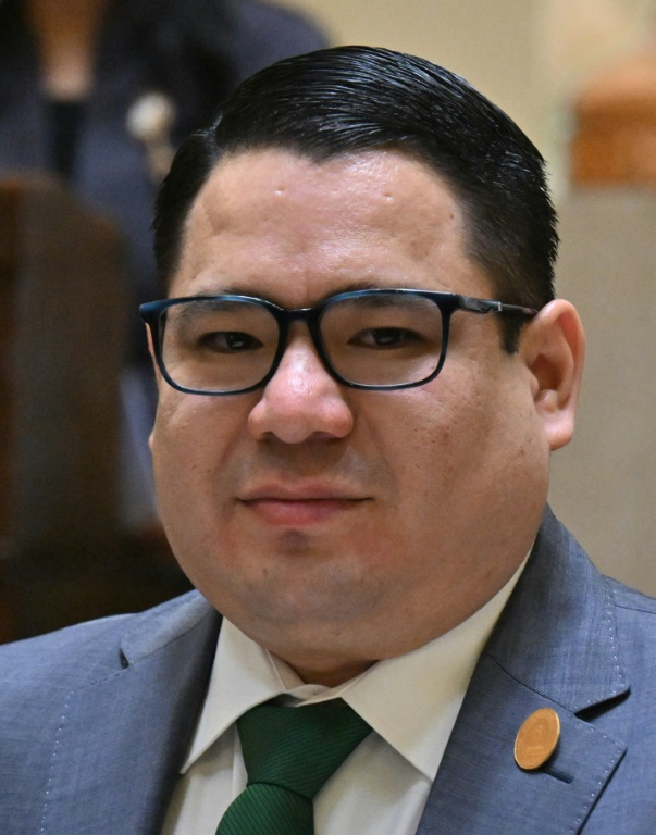 Le procureur général bolivien Roger Mariaca assiste à une cérémonie au siège de la vice-présidence à La Paz, en Bolivie, le 22 octobre 2024 ( AFP / AIZAR RALDES )