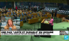 Une "paix juste et durable" en Ukraine : la résolution voulue par Kiev soumise au vote à l'ONU
