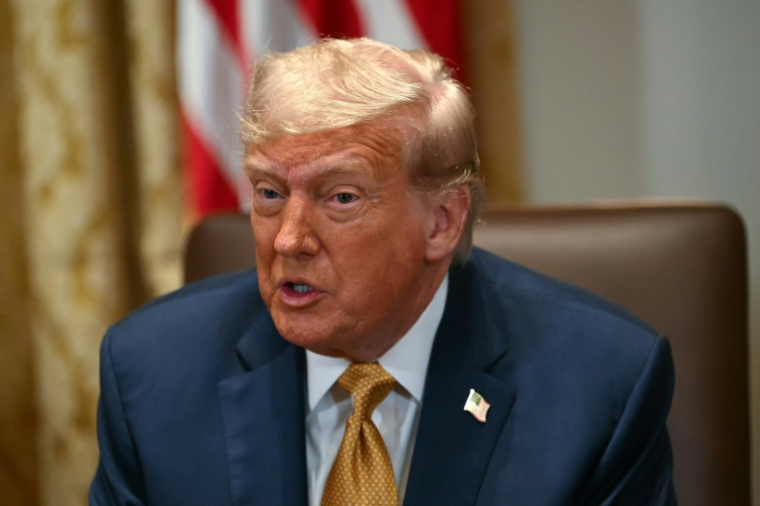 Le président américain Donald Trump à la Maison-Blanche à Washington, le 8 juillet 2025 ( AFP / ANDREW CABALLERO-REYNOLDS )