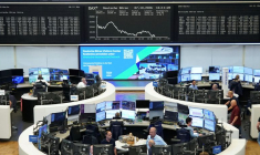 Graphique de l'indice boursier allemand DAX (Deutscher Aktienindex) à la Bourse de Francfort
