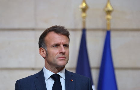 Emmanuel Macron à Paris, le 17 novembre 2025. ( POOL / SARAH MEYSSONNIER )