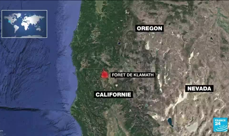 Incendie en Californie : le feu "McKinney" a entraîné l'évacuation de 2 000 habitants